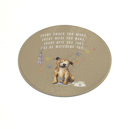 Staffordshire Bull Terrier Brown Trivet